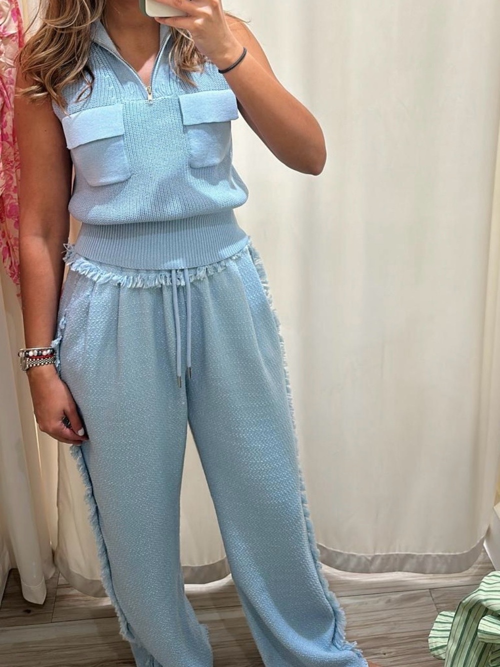 Light Blue Travel Set